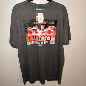 Mean Girls Gray Christmas Is So Fetch Short Sleeve Tee XL
